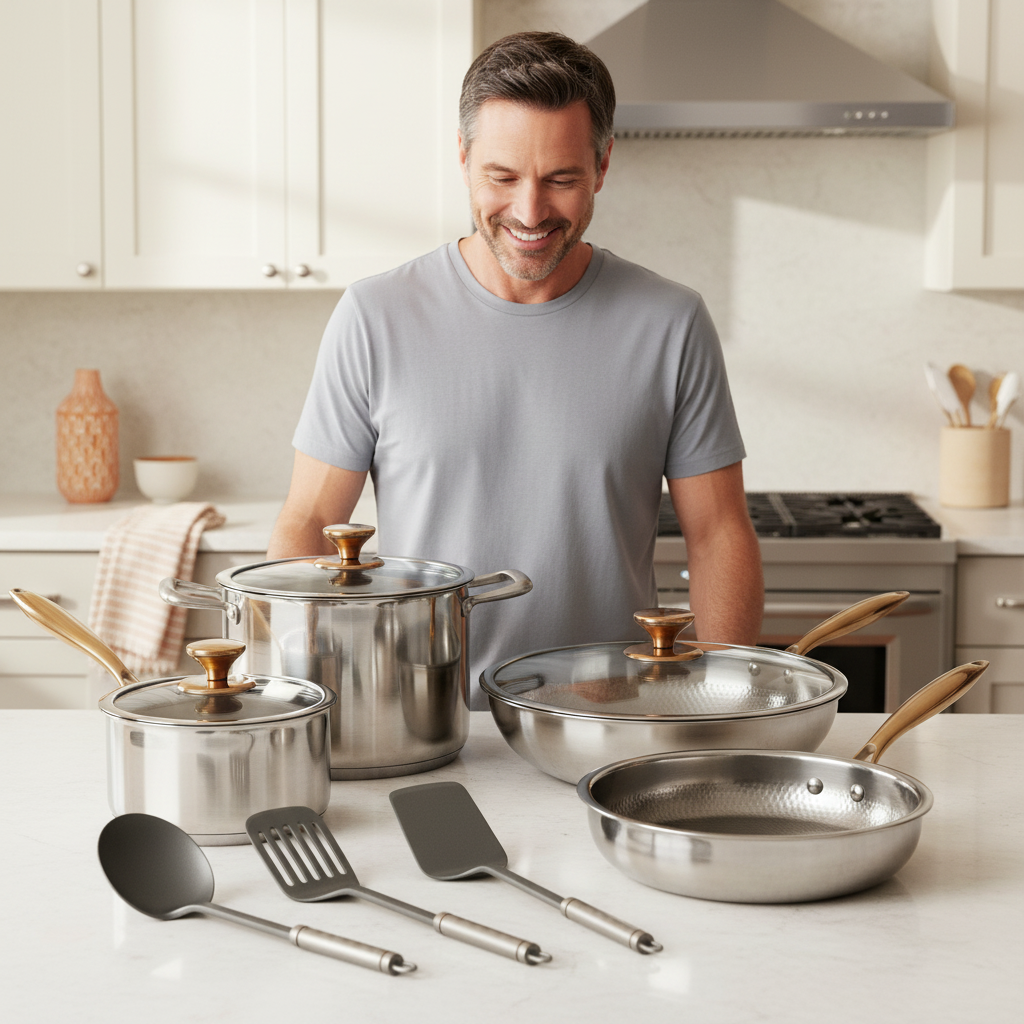 Novra Titanium Cookware Set (14 Piece)